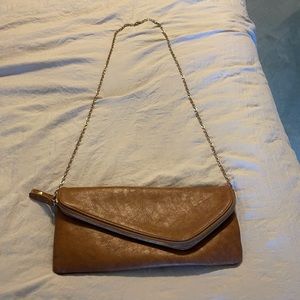 Brown Crossbody clutch